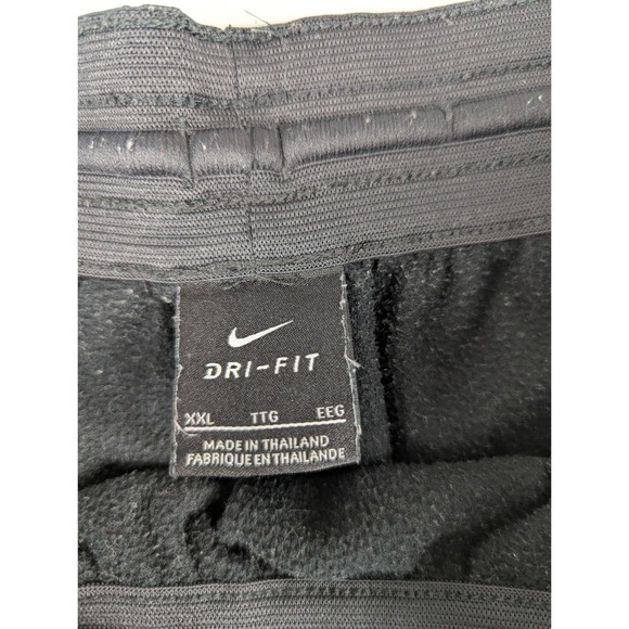 Nike Dri-FIT Mens XXL Black Big Swoosh Fleece Jogger Sweatpants CK6613-010 - Picture 7 of 16